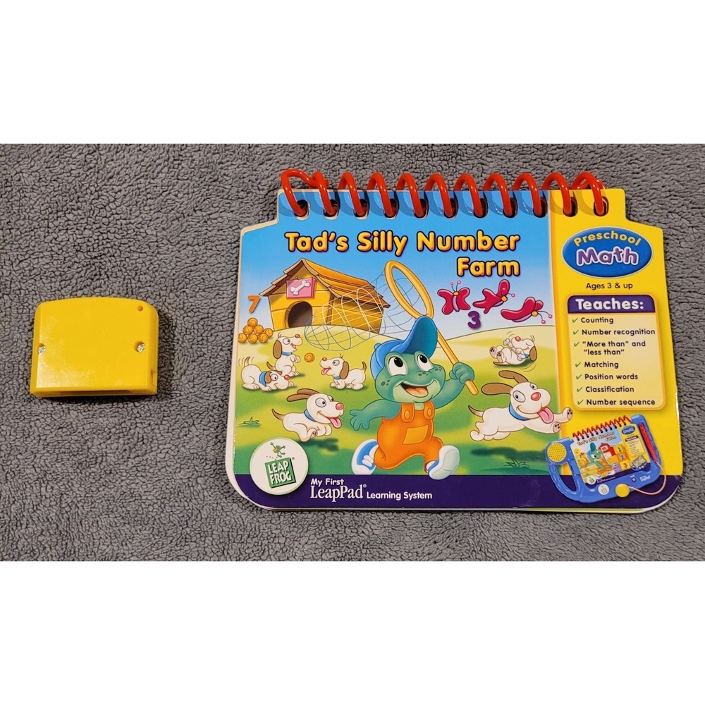LeapFrog My First LeapPad carrying case/storage case, Books & Cartridges Lot - Picture 8 of 16
